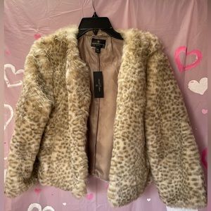Worthington Cheetah Print Jacket- Petite XL